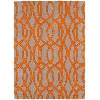 Asiatic Matrix Rug, 120 x 170cm  Orange