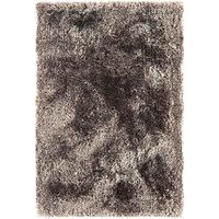 Asiatic Plush Shaggy Rug, 160 x 230cm  Zinc