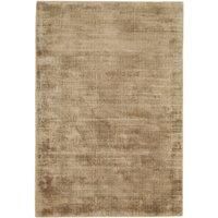 Asiatic Carpets Blade Rugs Gold Plain Handmade Lustrous Heavyweight Viscose Mats