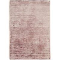 Asiatic Carpets Blade Plain Rugs in Heather Purple Soft Lustrous Viscose Carpets