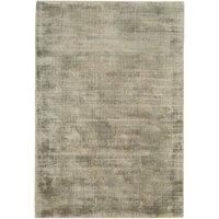 Asiatic Carpets Blade Plain Rugs in Smoke Soft Viscose Heavyweight Lustre Carpet