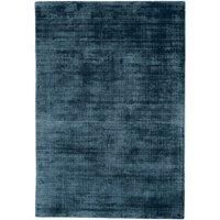 Asiatic Carpets Blade Plain Rugs in Teal Soft Viscose Heavyweight Lustrous Mats