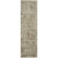 Asiatic Carpets Blade Hallway Runners in Smoke Handmade Soft Viscose Lustre Mats