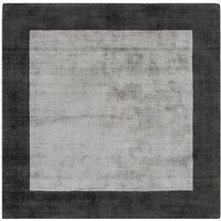 Asiatic Blade Rug, 200 x 200cm  Charcoal/Silver