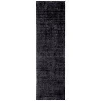 Asiatic Carpets Blade Hallway Runners in Navy Soft Viscose Handmade Plain Mats