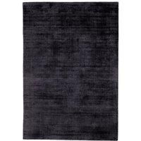 Asiatic Carpets Blade Plain Rugs in Navy Soft Lustrous Viscose Handmade Carpets