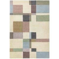 Reef Blocks Pastel Rug RF17 Geometric Multi Modern Area Living Room Bedroom Wool