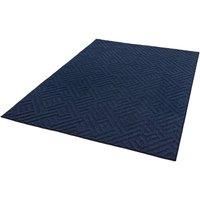 Antibes Indoor/Outdoor Textured Blue & White Rug  200x290cm