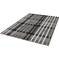 Asiatic Patio Rug 120x170cm Black Grid
