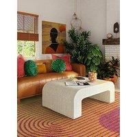 Muse Modern Retro Geometric Stripes Orange, Grey Black and Blue Multi Bright Colours Rug (Orange, 200x290cm (6/'7"x9/'6"))