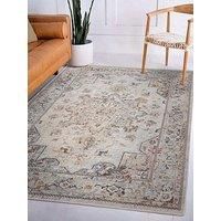 Flores Traditional Bordered Medallion Elegant Soft Rugs in Different Designs Multi Colours Carpet (120x170cm (4/'x5/'6"), Ester Multi)
