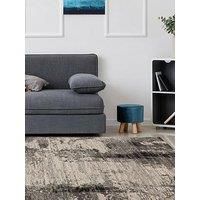 Nova Mirage Rug Charcoal Grey NV37 Modern Abstract Large Area Lounge Bedroom Rug