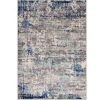 Nova Illusion Rug Blue NV40  Modern Abstract Rugs Large Area Lounge Bedroom