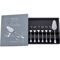 Arthur Price ZAVA0182 Avalon 7 Piece Pastry Set, Stainless Steel