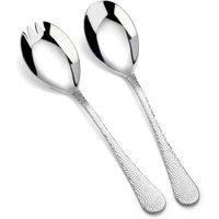 Arthur Price ZAVA0451 Avalon Salad Serving Spoon and Fork, Stainless Steel