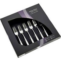 'Willow' Stainless Steel Boxed Cutlery Set Of 6 Pastry Forks