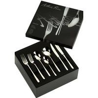 Arthur Price Warwick Stainless Steel Cutlery Set, 84 Piece/12 Place Settings