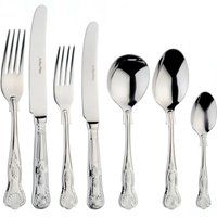 Arthur Price 'Kings' Stainless Steel 7 Piece Cutlery Place Setting Set in Silver