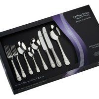 Arthur Price Classic Bead 44 Piece Cutlery Gift Box Set FREE Extra Six Tea Spoon