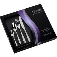 Arthur Price Every Day Arthur Price Willow 24-Piece 6 Person Cutlery Set, Stainless Steel, 34 x 31 x 5 cm