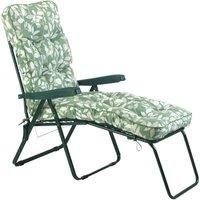 Glendale Deluxe Cotswold Leaf Lounger Chair  Green