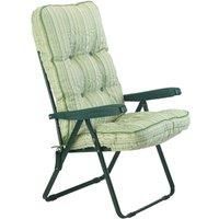 Glendale Deluxe Cotswold Stripe Recliner Chair  Green