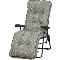 Glendale Deluxe Country Teal Relaxer Chair - Grey