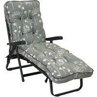 Glendale Deluxe Sunbed  Grey