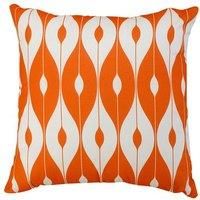 Glendale Scatter Cushion 18inch - Orange Pattern