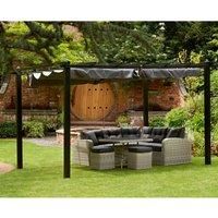 Glendale Seville Gazebo 3m x 3m  Grey