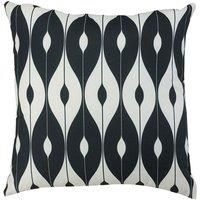 Glendale Scatter Cushion 12" - Black Pattern