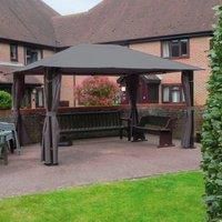 Glendale Highfield Gazebo 4 x 3m  Grey
