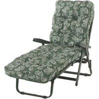 Glendale Deluxe Aspen Leaf Sunbed - Green