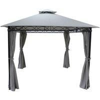 Glendale Marco Polo 4x3m Gazebo  Grey