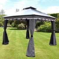 Glendale Monaco 3x3m Gazebo - Grey