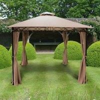 Glendale Marco Polo 4x3m Gazebo  Mocha