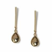 Freedom Gold Stone Stick Drop Earrings