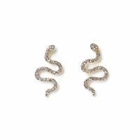 Freedom Gold Mini Snake Drop Earrings