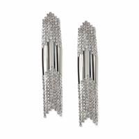 Freedom Silver Waterfall Drop Earrings