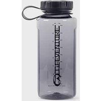 Lifeventure 1 Litre Tritan Flask for Hiking, Camping, Outdoor Sports, Made From BPA-Free Material, Leak-Proof, Screw-Top Lid, With Side Volume Measurements, Graphite