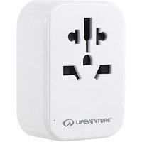 Lifeventure World To Europe USB Adapter, White