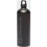Lifeventure Stainless Steel 1L Bottle, Black