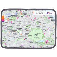 Ordnance Survey Folding Portable Sitting Mat With Map Print Insulated Waterproof For Outdoor Events Camping Hiking - Edinburgh Map