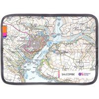 Ordnance Survey Folding Portable Sitting Mat With Map Print Insulated Waterproof For Outdoor Events Camping Hiking - South Devon Map