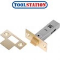 Tubular Latch 75mm Brassed