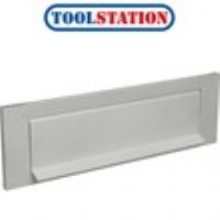 Letter Plate Aluminium Satin
