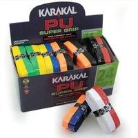 Karakal Super DUO PU Replacement Grips Yellow/Green - Tennis - Squash Badminton