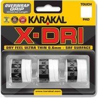 Karakal X-Dri Overwrap Grip - Pack of 3