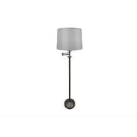 Casa Mellion Swing Arm Floor Lamp, Satin Nickel