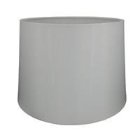 12 INCH WHITE LINEN WEAVE EFFECT LAMPSHADE FOR CEILING OR TABLE LAMP USE